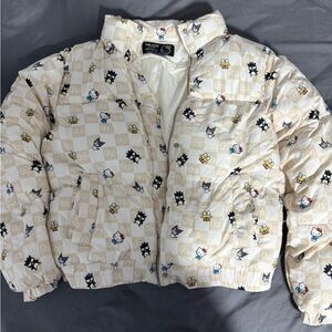 Forever 21 Cream Puffer Jacket